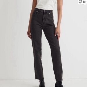 Madewell Black Denim Jeans